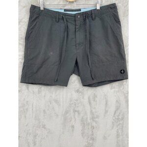 Relwen Paddle Hybrid Short 6.5" Mesh Pockets Nylon Blend Shorts Gray